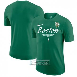Camiseta Manga Corta Boston Celtics Verde